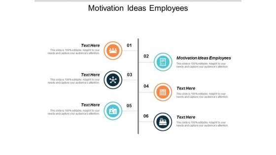 Motivation Ideas Employees Ppt PowerPoint Presentation Outline Smartart Cpb