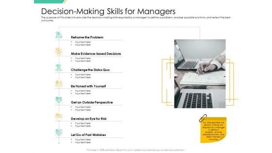 Motivation Theories And Leadership Management Decision Making Skills For Managers Microsoft PDF