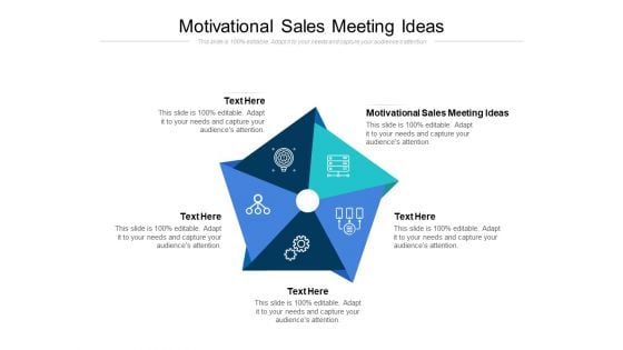 Motivational Sales Meeting Ideas Ppt PowerPoint Presentation Summary Objects Cpb