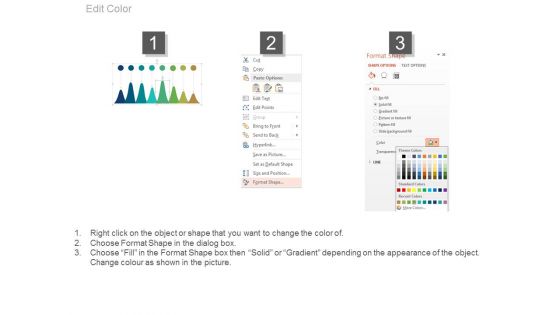 Mountain Chart With Social Media Icons Powerpoint Slides