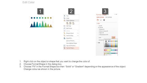 Mountain Chart With Social Media Icons Powerpoint Slides