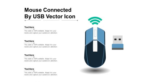 Mouse Connected By Usb Vector Icon Ppt PowerPoint Presentation Icon Example PDF