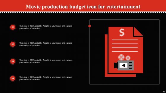 Movie Production Budget Ppt PowerPoint Presentation Complete Deck With Slides