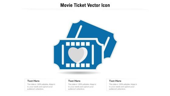 Movie Ticket Vector Icon Ppt PowerPoint Presentation Gallery Layout Ideas PDF