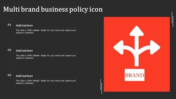 Multi Brand Business Policy Icon Graphics PDF