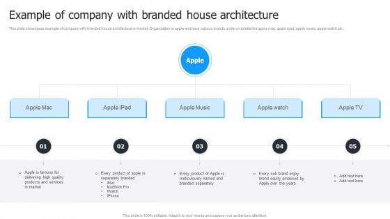 Multi Brand Launch Strateic Plan Example Of Company With Branded House Architecture Background PDF