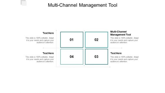 Multi Channel Management Tool Ppt PowerPoint Presentation Ideas Graphic Tips Cpb