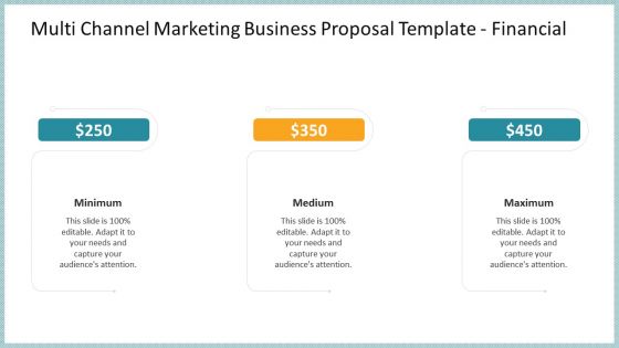 Multi Channel Marketing Business Proposal Template Financial Themes PDF
