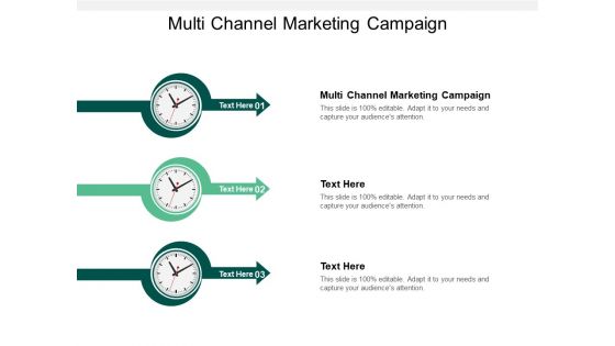 Multi Channel Marketing Campaign Ppt PowerPoint Presentation Layouts Model Cpb