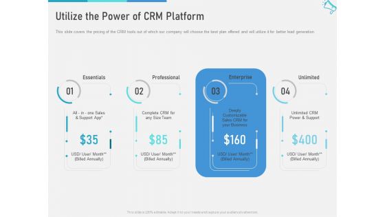 Multi Channel Marketing To Maximize Brand Exposure Utilize The Power Of CRM Platform Inspiration PDF