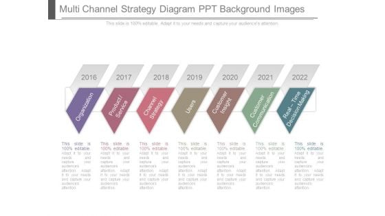 Multi Channel Strategy Diagram Ppt Background Images