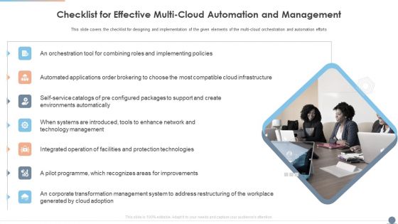 Multi Cloud Complexity Management Checklist For Effective Multi Cloud Automation And Management Themes PDF