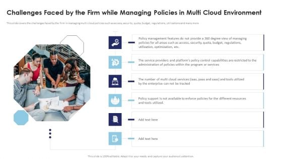 Multi Cloud Infrastructure Management Challenges Faced By The Firm While Managing Brochure PDF