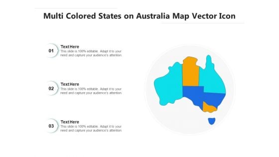 Multi Colored States On Australia Map Vector Icon Ppt PowerPoint Presentation File Ideas PDF