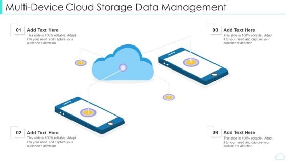 Multi Device Cloud Storage Data Management Graphics PDF