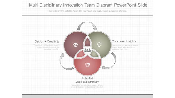 Multi Disciplinary Innovation Team Diagram Powerpoint Slide