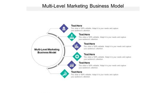 Multi Level Marketing Business Model Ppt PowerPoint Presentation Ideas Backgrounds Cpb