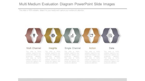 Multi Medium Evaluation Diagram Powerpoint Slide Images