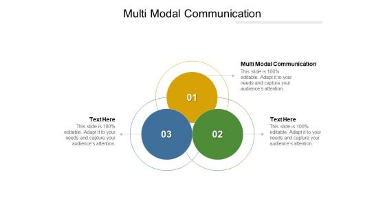 Multi Modal Communication Ppt PowerPoint Presentation Model Picture Cpb