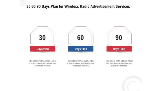 Multi Radio Waves 30 60 90 Days Plan For Wireless Radio Advertisement Services Formats PDF Multi Radio Waves 30 60 90 Days Plan For Wireless Radio Advertisement Services Formats PDF