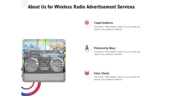 Multi Radio Waves About Us For Wireless Radio Advertisement Services Slides PDF Multi Radio Waves About Us For Wireless Radio Advertisement Services Slides PDF