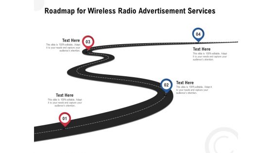 Multi Radio Waves Roadmap For Wireless Radio Advertisement Services Infographics PDF