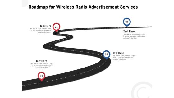 Multi Radio Waves Roadmap For Wireless Radio Advertisement Services Infographics PDF Multi Radio Waves Roadmap For Wireless Radio Advertisement Services Infographics PDF