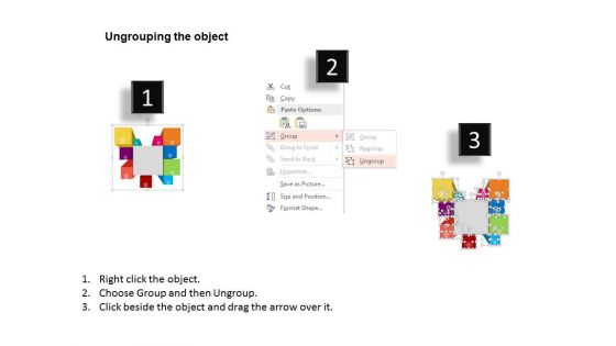 Multi Staged Business Icons Cubes Diagram Powerpoint Template