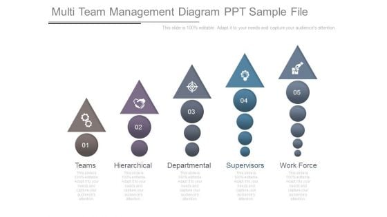 Multi Team Management Diagram Ppt Sample File