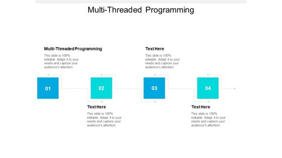 Multi Threaded Programming Ppt PowerPoint Presentation Portfolio Clipart Images Cpb