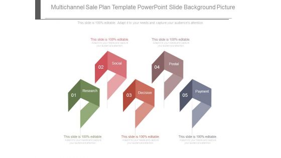 Multichannel Sale Plan Template Powerpoint Slide Background Picture