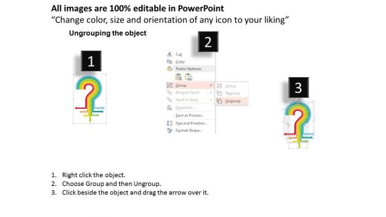 Multicolor Question Mark Design Powerpoint Template