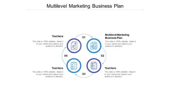 Multilevel Marketing Business Plan Ppt PowerPoint Presentation File Layout Cpb