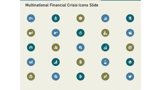 Multinational Financial Crisis Icons Slide Ppt Layouts Gallery PDF