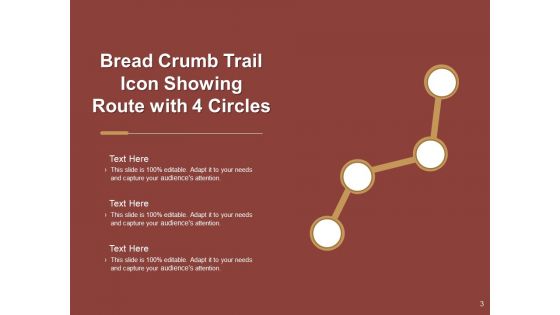 Multiphase Bread Crumb Trail Cross Marks Timeline Ppt PowerPoint Presentation Complete Deck