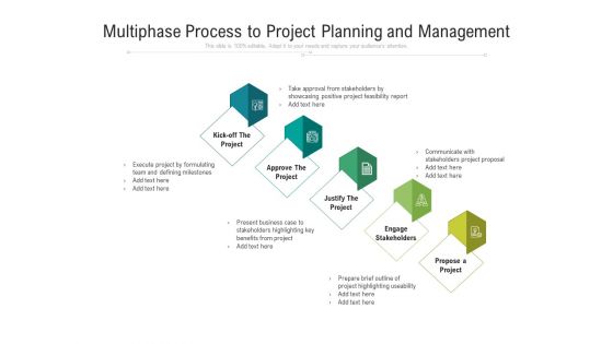 Multiphase Process To Project Planning And Management Ppt PowerPoint Presentation Slides Images PDF