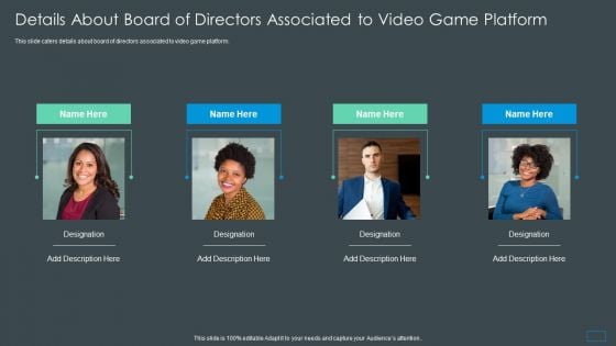 Multiplayer Gameplay System Venture Capitalist PPT Details About Board To Video Game Download PDF