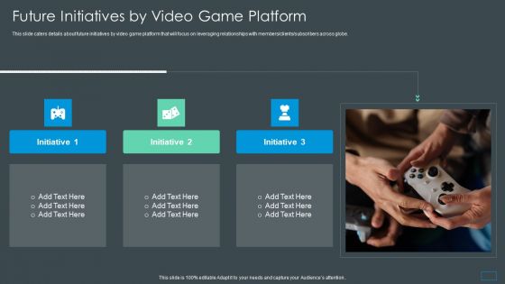 Multiplayer Gameplay System Venture Capitalist PPT Future Initiatives By Video Game Platform Introduction PDF