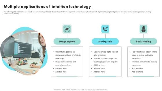 Multiple Applications Of Intuition Technology Ppt Infographic Template Inspiration PDF