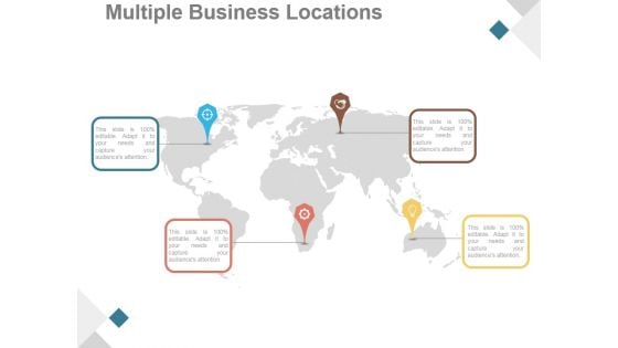 Multiple Business Locations Ppt PowerPoint Presentation Sample