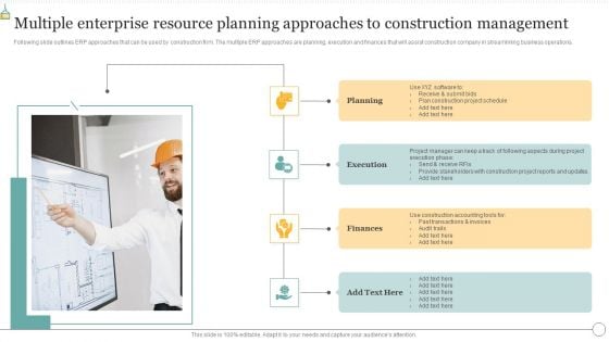 Multiple Enterprise Resource Planning Approaches To Construction Management Designs PDF