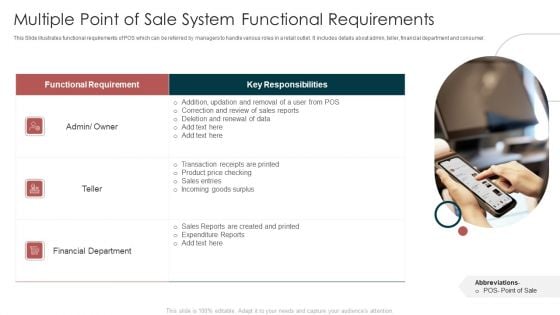 Multiple Point Of Sale System Functional Requirements Background PDF