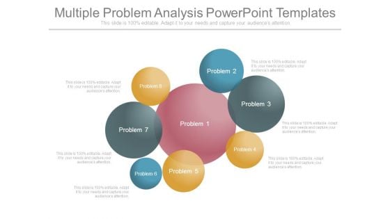 Multiple Problem Analysis Powerpoint Templates