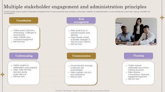 Multiple Stakeholder Engagement And Administration Principles Mockup PDF Multiple Stakeholder Engagement And Administration Principles Mockup PDF