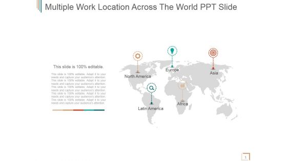 Multiple Work Location Across The World Ppt PowerPoint Presentation Sample Multiple Work Location Across The World Ppt PowerPoint Presentation Sample