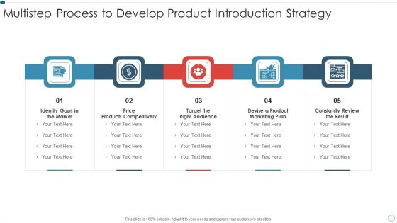 Multistep Process To Develop Product Introduction Strategy Slides PDF