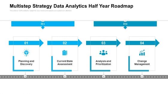 Multistep Strategy Data Analytics Half Year Roadmap Summary