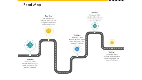 Multitier Project Execution Strategies Road Map Ppt Show Guide PDF