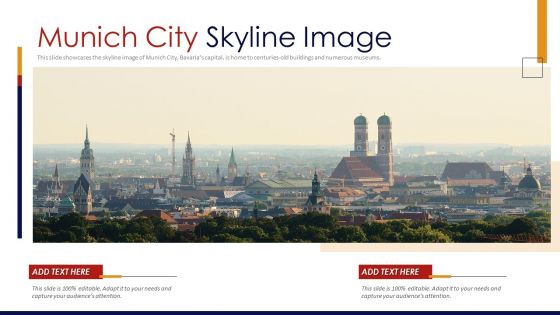Munich City Skyline Image PowerPoint Presentation PPT Template PDF