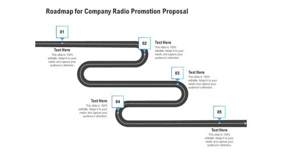 Music Promotion Consultation Roadmap For Company Radio Promotion Proposal Ideas PDF